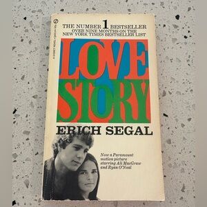 Love Story by Erich Segal - Vintage Paperback 1970 Copyright